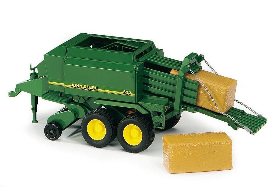 Empacadora De Juguete JOHN DEERE 690- Escala 1:16 BRUDER 02017 - Imagen 1