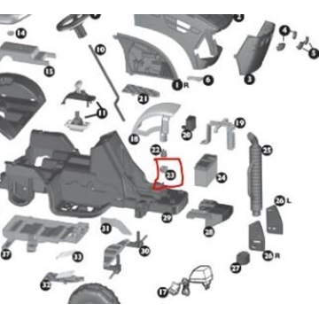 Enganche guardabarros delantero Peg Perego - Imagen 1