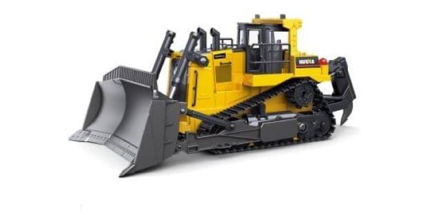 Excavadora Bulldozer 1:24 RC 2,4 GHZ RTR Huina - Imagen 1