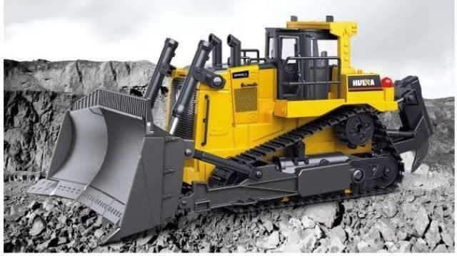 Excavadora Bulldozer 1:24 RC 2,4 GHZ RTR Huina - Imagen 2