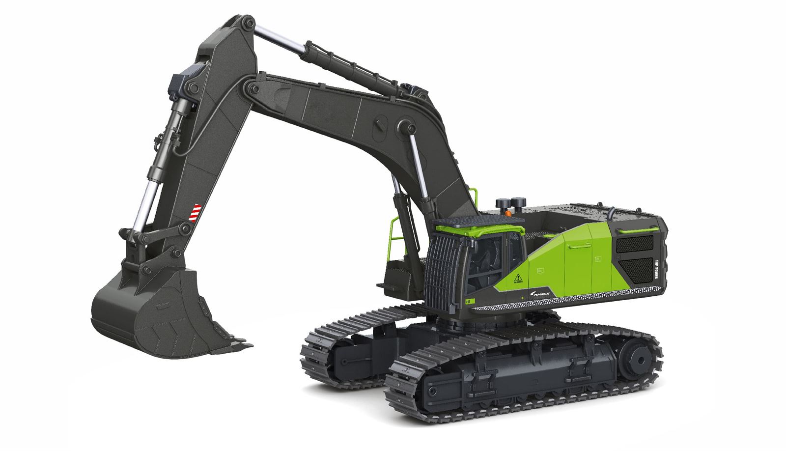 Excavadora de cadenas ACV730 V3 1:14 RTR gris-verde Radiocontrol - Imagen 1