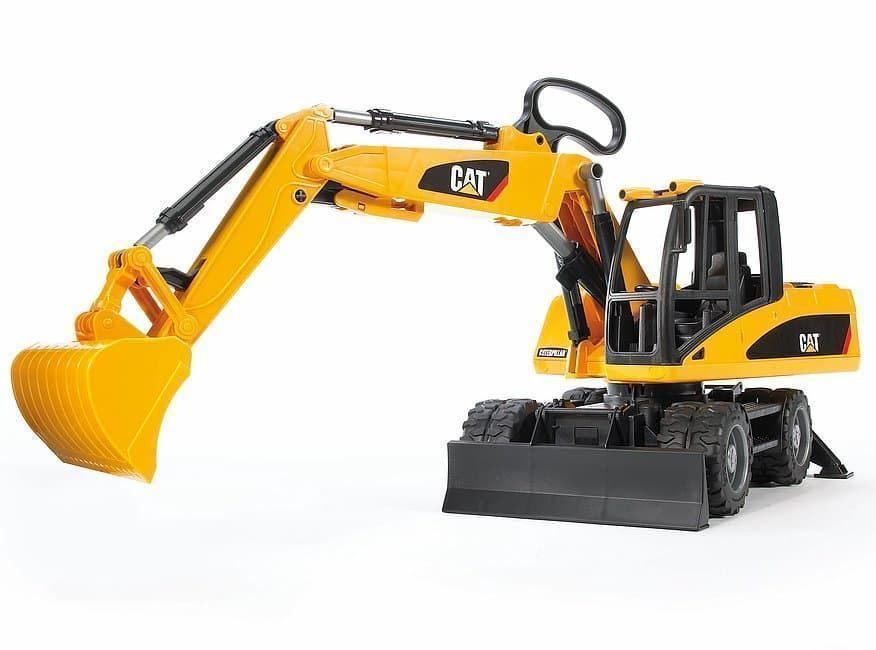 Excavadora De Juguete CATERPILLAR Ruedas- Escala 1:16 BRUDER 02445 - Imagen 1