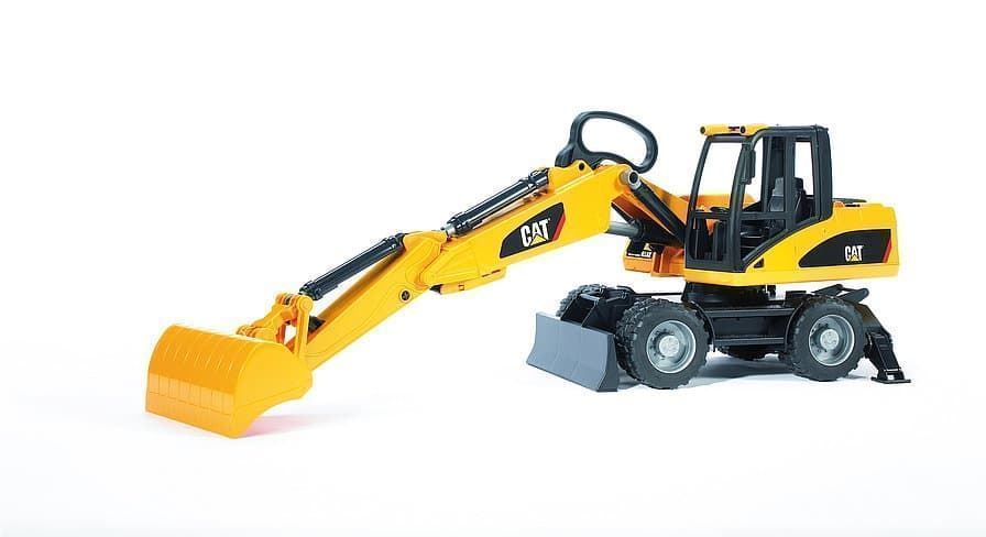 Excavadora De Juguete CATERPILLAR Ruedas- Escala 1:16 BRUDER 02445 - Imagen 2