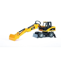 Excavadora De Juguete CATERPILLAR Ruedas- Escala 1:16 BRUDER 02445 - Imagen 2