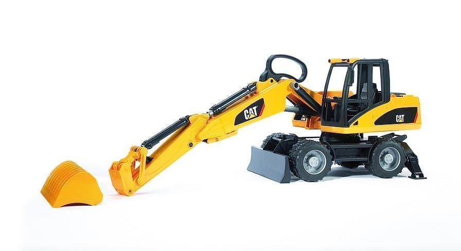 Excavadora De Juguete CATERPILLAR Ruedas- Escala 1:16 BRUDER 02445 - Imagen 4