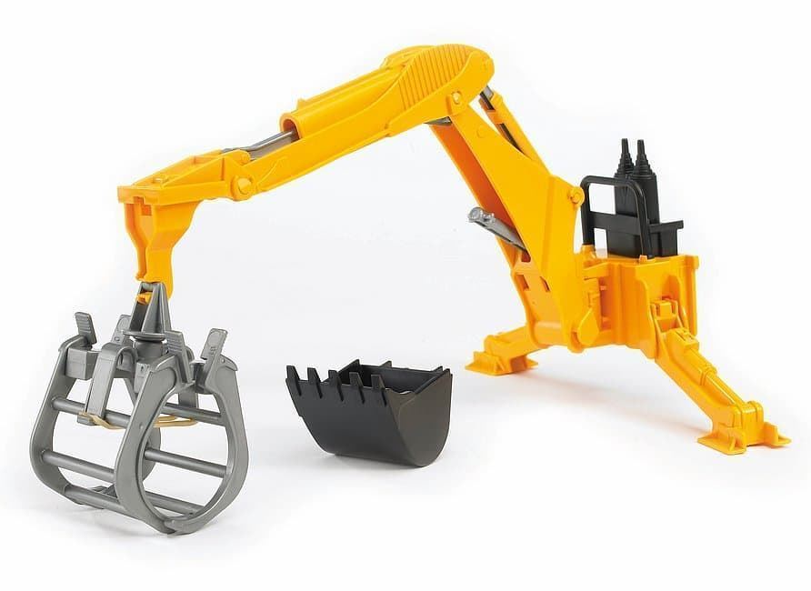 Excavadora Trasera Para Tractor De Juguete- Escala 1:16 BRUDER 02338 - Imagen 1