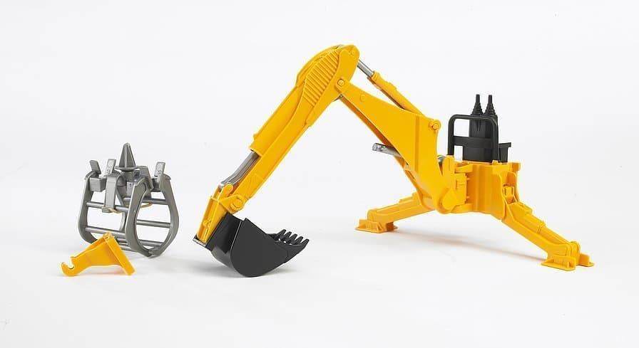 Excavadora Trasera Para Tractor De Juguete- Escala 1:16 BRUDER 02338 - Imagen 2