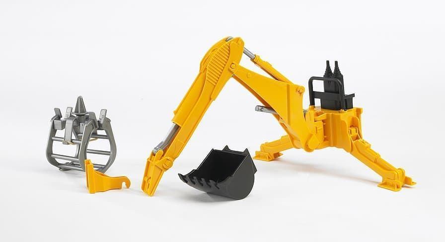 Excavadora Trasera Para Tractor De Juguete- Escala 1:16 BRUDER 02338 - Imagen 3