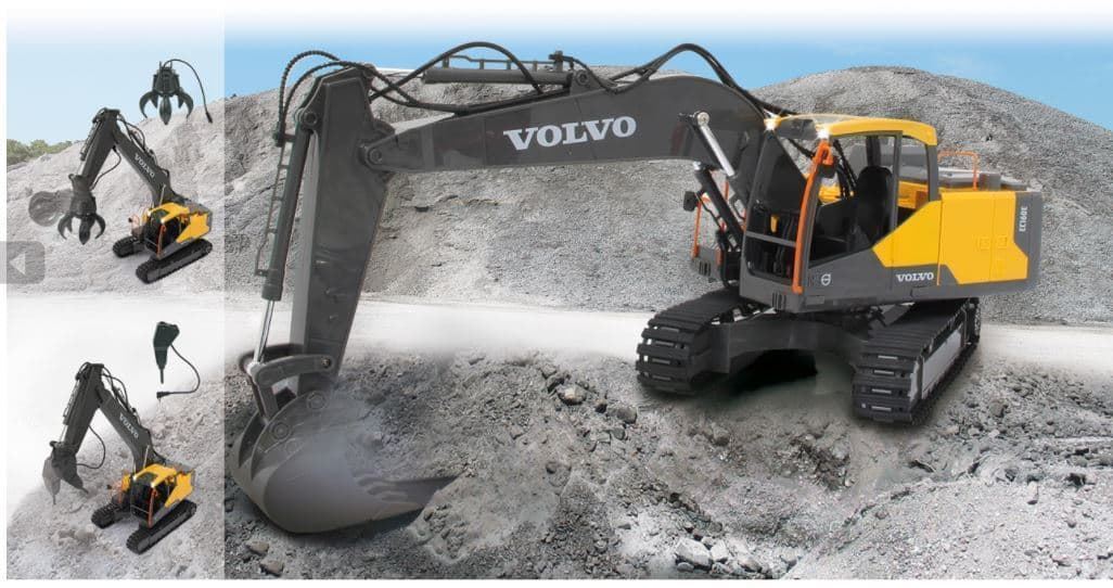 Excavadora Volvo EC160 1:16 2,4GHz Radiocontrol Jamara 405055 - Imagen 9