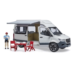 Furgoneta camper MB sprinter con conductor de juguete Bruder 02672 - Imagen 1