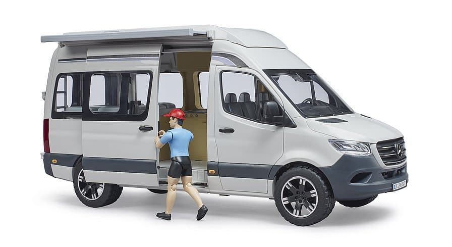 Furgoneta camper MB sprinter con conductor de juguete Bruder 02672 - Imagen 3