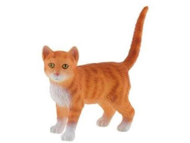 Gato Atigrado De Juguete Bullyland 66371 - Imagen 1