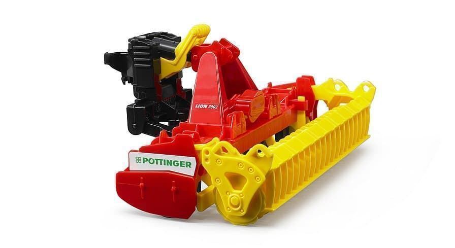 Grada Rotativa De Juguete PÖTTINGER Lion 3002 - Escala 1:16 BRUDER 02346 - Imagen 1