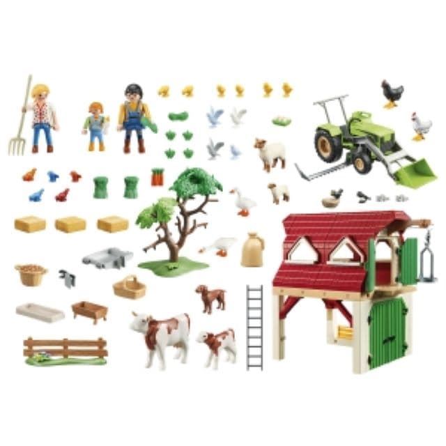 Granja de playmobil con animales de juguete 70887 - Hobby