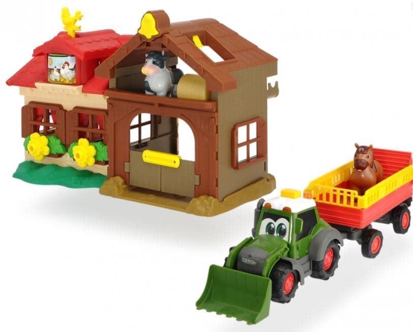 Sonidos de animales de granja infantiles con coches de juguetes de animales  para niños