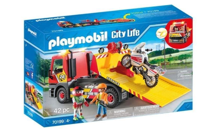 Grúa Con Moto Playmobil 70199 - Imagen 1