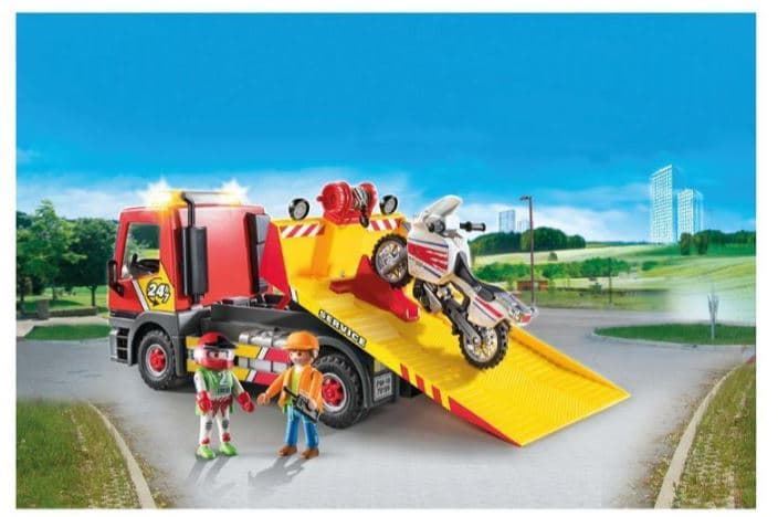 Grúa Con Moto Playmobil 70199 - Imagen 2