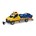Grúa de juguete bruder con descapotable azul bruder 02675 - Imagen 1