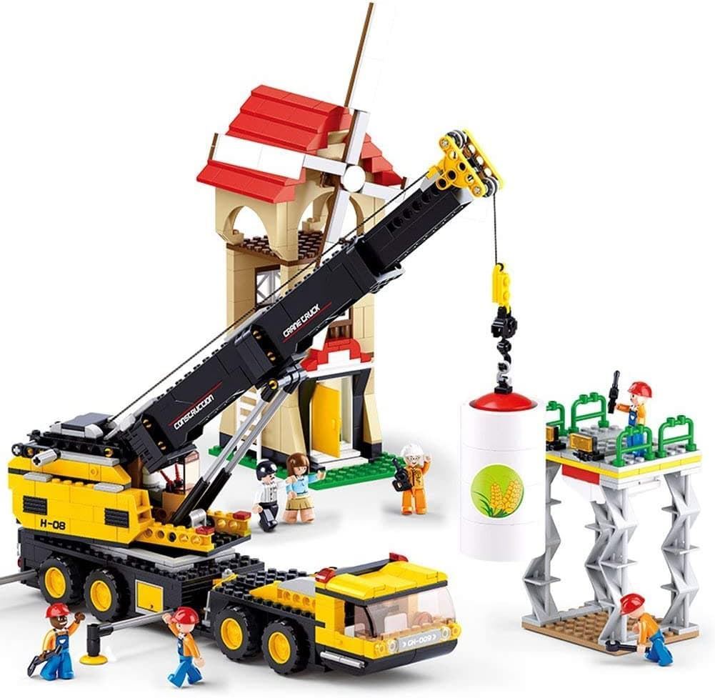 GRÚA DE JUGUETE SLUBAN COMPATIBLE CON LEGO M38B0555 - Imagen 1