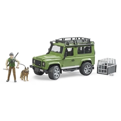 Jeep Con Perro Y Guardabosques De Juguete BRUDER 02587 - Imagen 1