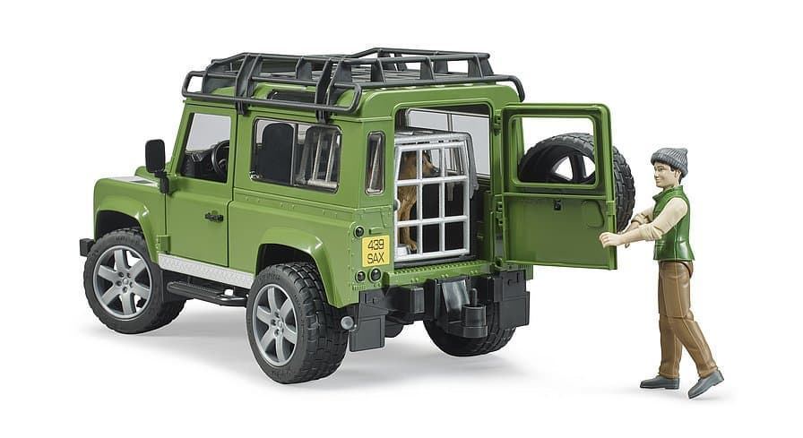 Jeep Con Perro Y Guardabosques De Juguete BRUDER 02587 - Imagen 4