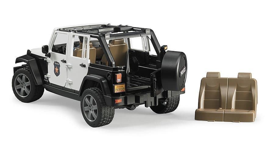 Jeep Wrangler  Rubico Police vehículo con policía y accesorios 02526 RUDER - Imagen 5