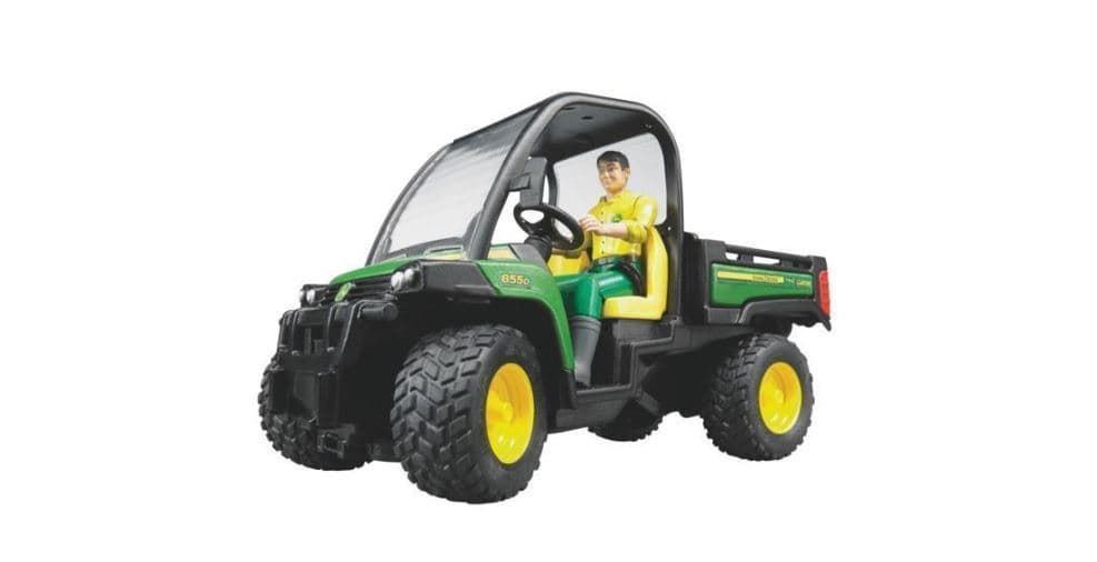 JOHN DEERE GATOR XUV 855D De Juguete Con Conductor - Escala 1:16 BRUDER 02490 - Imagen 1