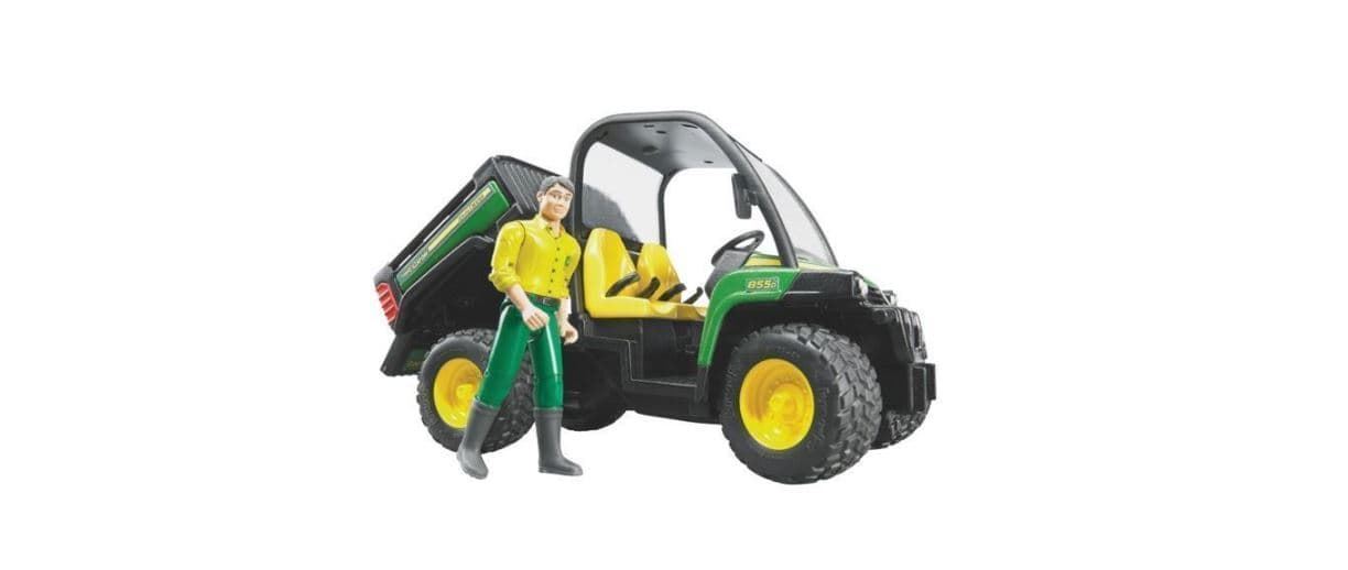 JOHN DEERE GATOR XUV 855D De Juguete Con Conductor - Escala 1:16 BRUDER 02490 - Imagen 3