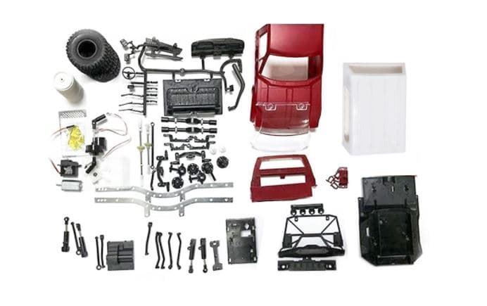 Kit todoterreno ROJO 4WD 1:16 Radiocontrol - Imagen 4