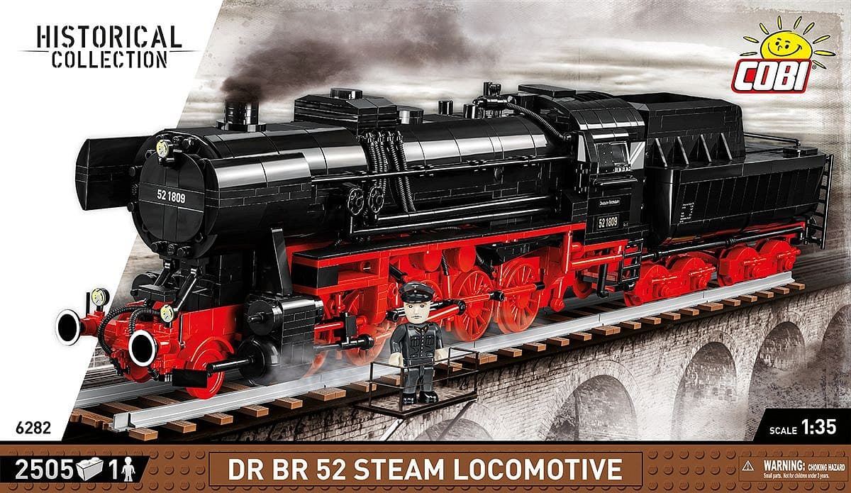 Locomotora de vapor DR BR 52 COBI 6282 - Imagen 1
