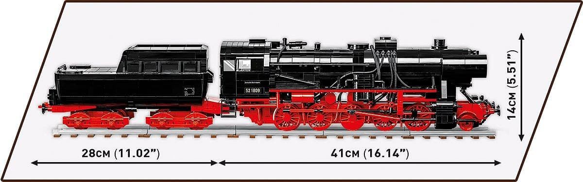 Locomotora de vapor DR BR 52 COBI 6282 - Imagen 4