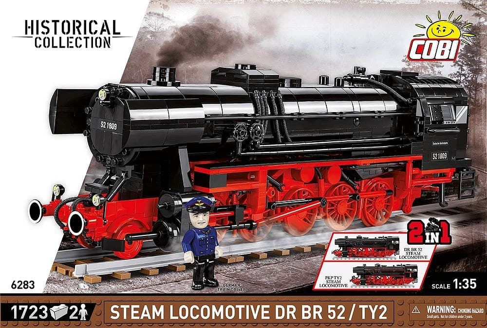 Locomotora de vapor DR BR 52/TY2 COBI 6283 - Imagen 1