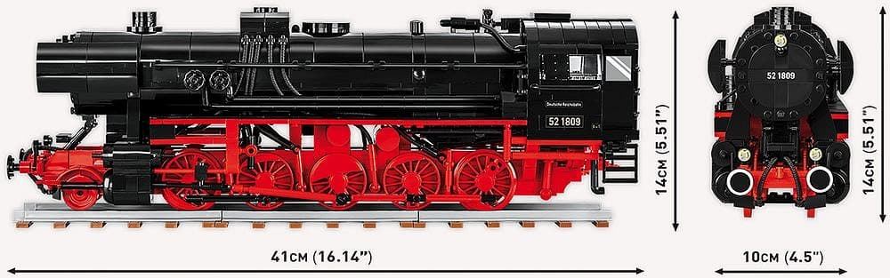 Locomotora de vapor DR BR 52/TY2 COBI 6283 - Imagen 3