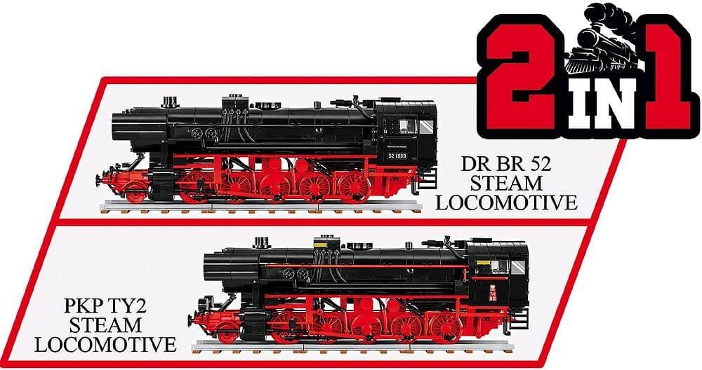 Locomotora de vapor DR BR 52/TY2 COBI 6283 - Imagen 4