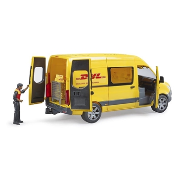 MB Sprinter DHL con conductor de juguete Bruder 02671 - Imagen 2
