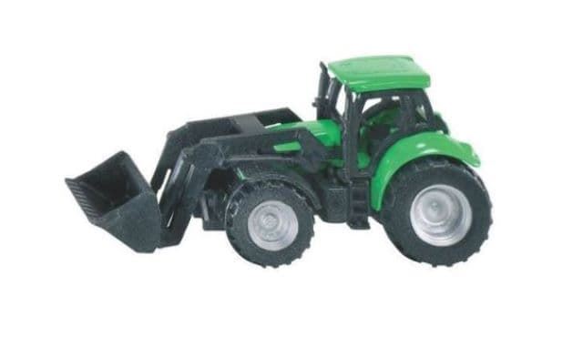 Miniatura Tractor DEUTZ AGROTRON Con Pala De Juguete-Escala 1:87 SIKU 01043 - Imagen 1