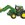 Miniatura Tractor JOHN DEERE Con Cargador Delantero De Juguete-Escala 1:87 SIKU 01379 - Imagen 1