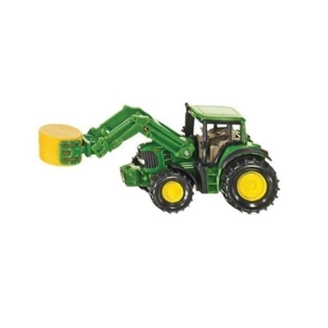 Miniatura Tractor JOHN DEERE Con Cargador Delantero De Juguete-Escala 1:87 SIKU 01379 - Imagen 1