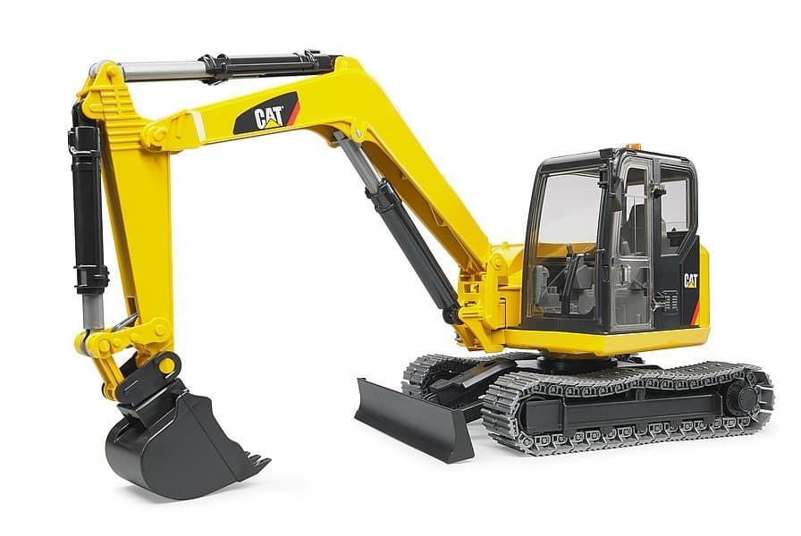 Miniexcavadora De Juguete CAT.- Escala 1:16 BRUDER 02456 - Imagen 1