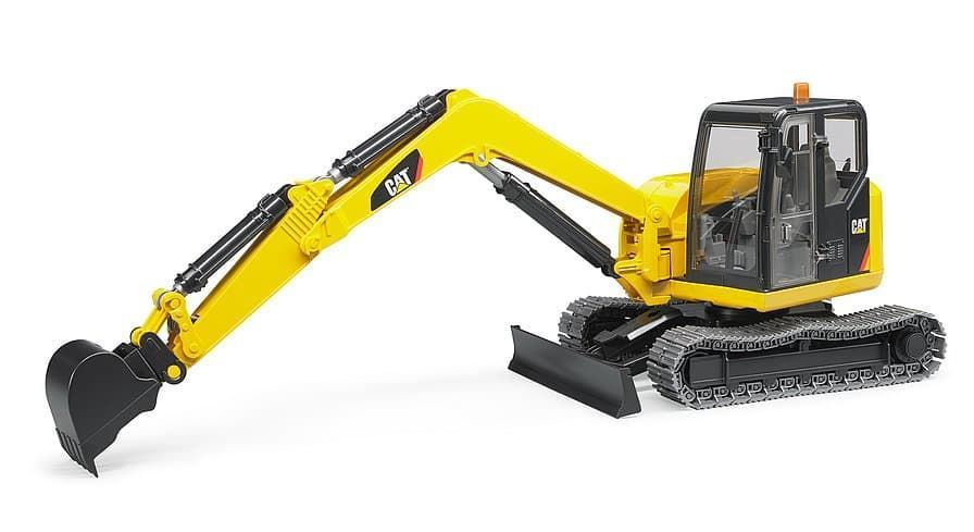 Miniexcavadora De Juguete CAT.- Escala 1:16 BRUDER 02456 - Imagen 3