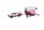 Mitsubishi L200 Con Remolque Para Caballos Rosa De Juguete Escala 1:32 - Imagen 1