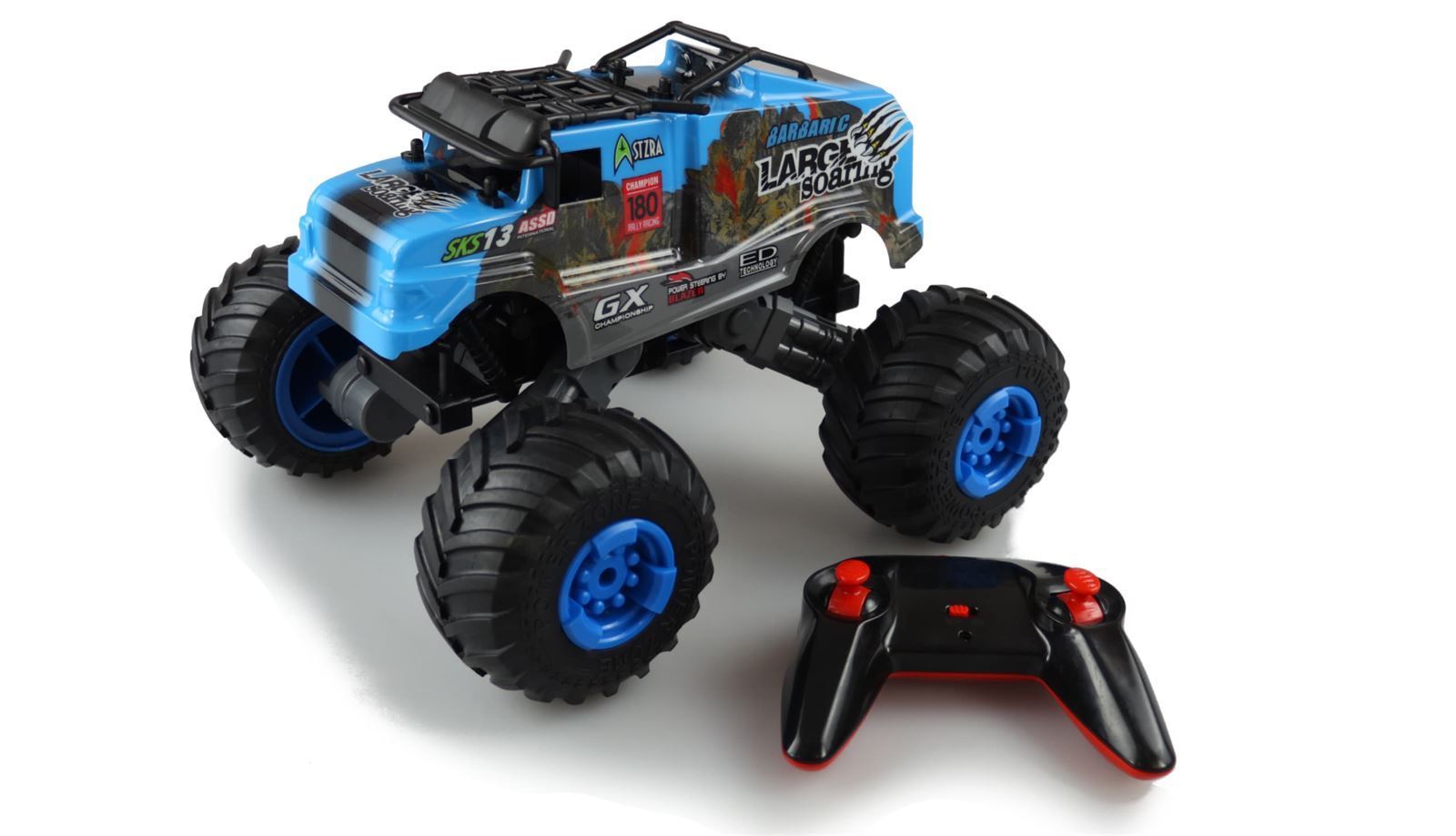 MONSTER TRUCK CRAZY SXS13 1:16 RTR, AZUL - Imagen 1