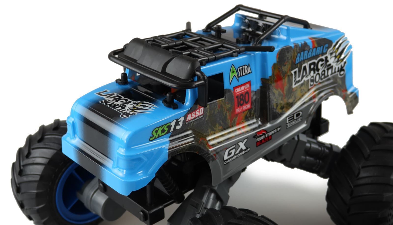 MONSTER TRUCK CRAZY SXS13 1:16 RTR, AZUL - Imagen 3