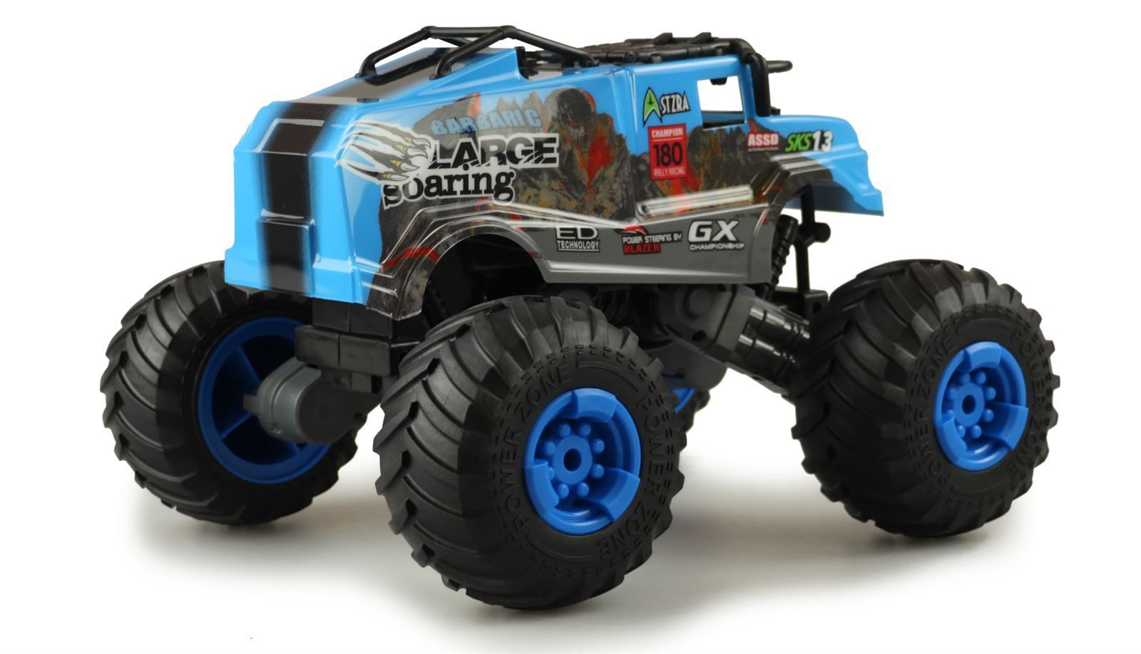 MONSTER TRUCK CRAZY SXS13 1:16 RTR, AZUL - Imagen 6