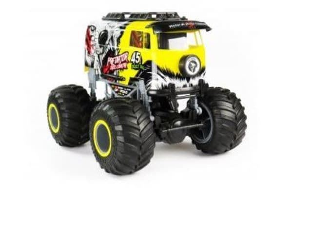 Monster Truck Radio Control Crazy amarillo 1:16 - Imagen 1