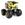Monster Truck Radio Control Crazy amarillo 1:16 - Imagen 1