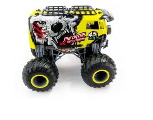 Monster Truck Radio Control Crazy amarillo 1:16 - Imagen 2