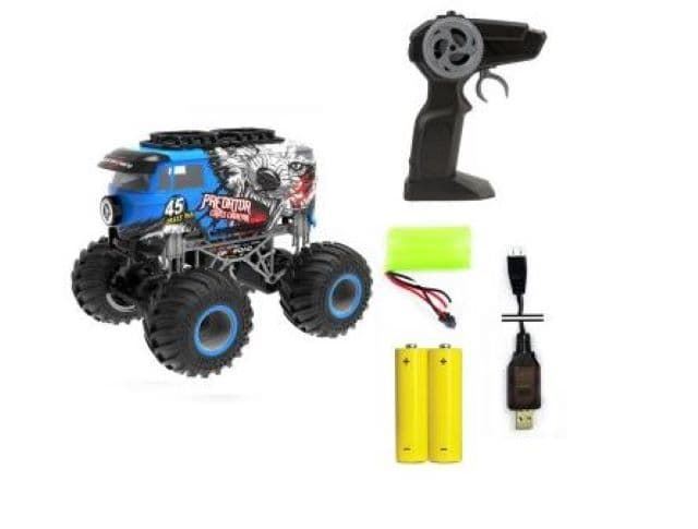 Monster Truck Radio Control Crazy azul 1:16 - Imagen 2