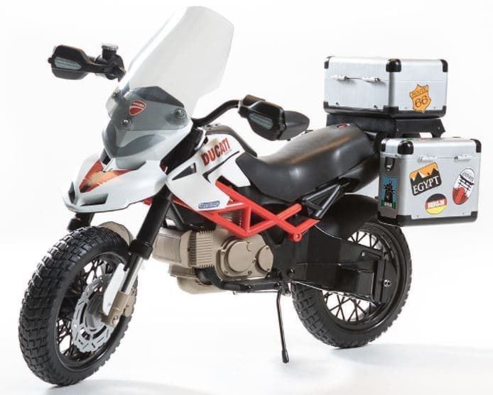 Moto de batería 12V para niños DUCATI HYPERCROSS de juguete PEG PEREGO MC0021 - Imagen 1