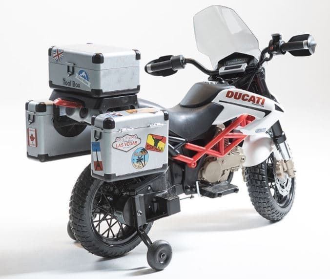 Moto de batería 12V para niños DUCATI HYPERCROSS de juguete PEG PEREGO MC0021 - Imagen 2